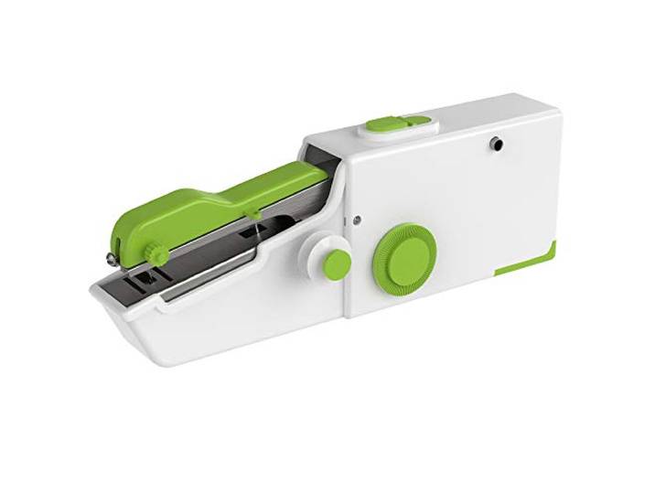 Naaimachine - Draagbare Mini Naaimachine - Voor Beginners - Handmatige Naaimachine - Groene Draagbare Mini Naaimachine - Batterijgevoed: 4 AA - Cenocco CC9073-GRN