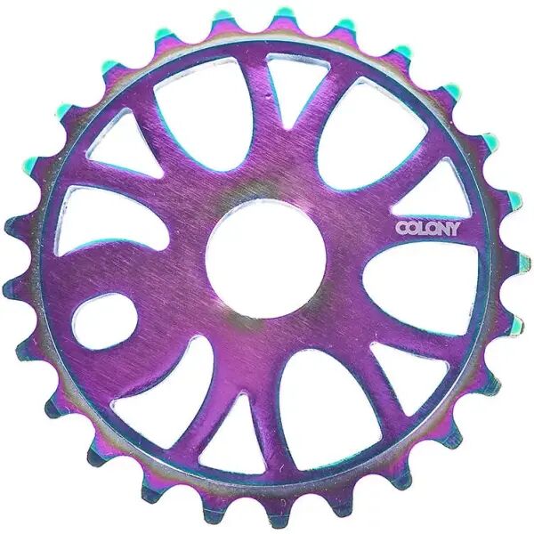 Colony Endeavour BMX Sprocket (Rainbow Anodise - 25T)