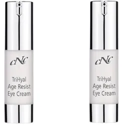 2er Pack - CNC Cosmetic aesthetic world TriHyal Age Resist Eye Cream 2x15ml