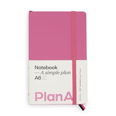 Notizbuch A6 Softcover Candy Pink Punktiert, 128 Seiten