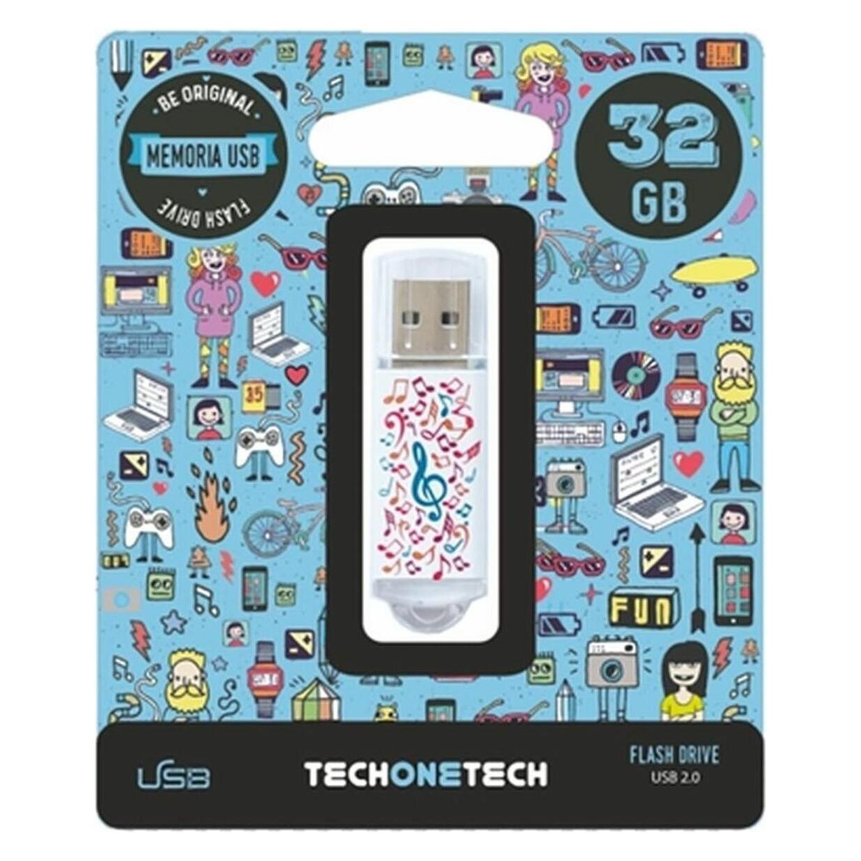 Tech One Tech USB Pendrive TEC4003-32 32 GB (32 GB, USB-A) (45267228)