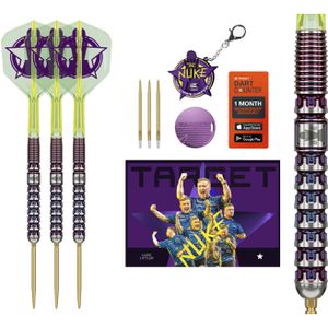 Target-Darts Dartpfeile Luke Littler WM 2025 Swiss Point, mit wechselbarer Metallspitze, 23 g, 3 Stück