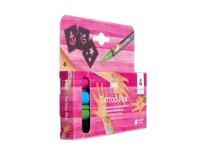 Kreul TattooPen Set 4 Farben