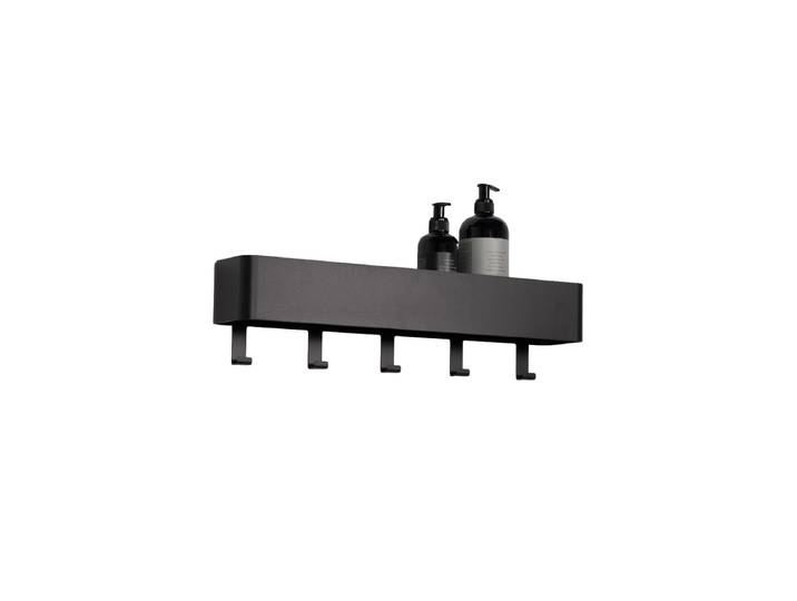 Wandgarderobe & Regal „Multi 5“ Schwarz Spinder Design