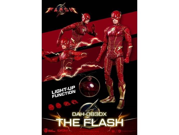 Beast Kingdom Toys Actionfigur FLASH MOVIE DAH-083DX DYNAMIC 8-CTION HEROES FLASH DELUXE ACTIONFIGUR