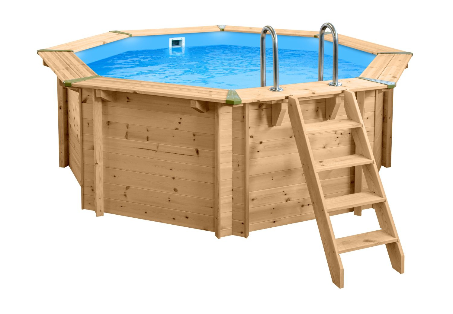 XXXINTERHIVA Holzpool ''Java'', Komplettset Ø 3,55 m x 1,16 m 16915072