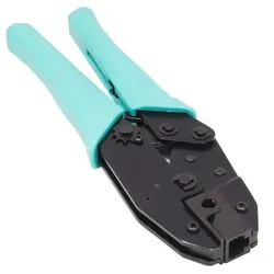 Alcasa GC-N0096 Kabel-Crimper Crimpwerkzeug Schwarz, Blau