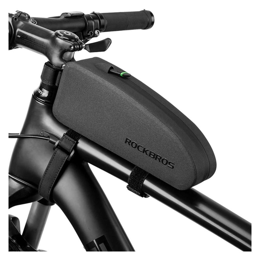 Rockbros AS-019 bicycle frame bag waterproof 1.5 l - black (1.50 l, Rahmentasche) (Rockbros-AS-019)