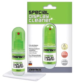 Displex Special Display Cleaner, 30ml Spray mit Mikrofasertuch 00190