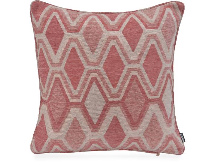 Dekokissen H.O.C.K. H.O.C.K. Beverly , powder rosa, gemustert, B:50cm H:10cm L:50cm, Baumwolle, Polyester, Dekokissen_Sitzkissen_Kissenhüllen, Dekokissen, Bezugsstoff OEKO-TEX Standard 100