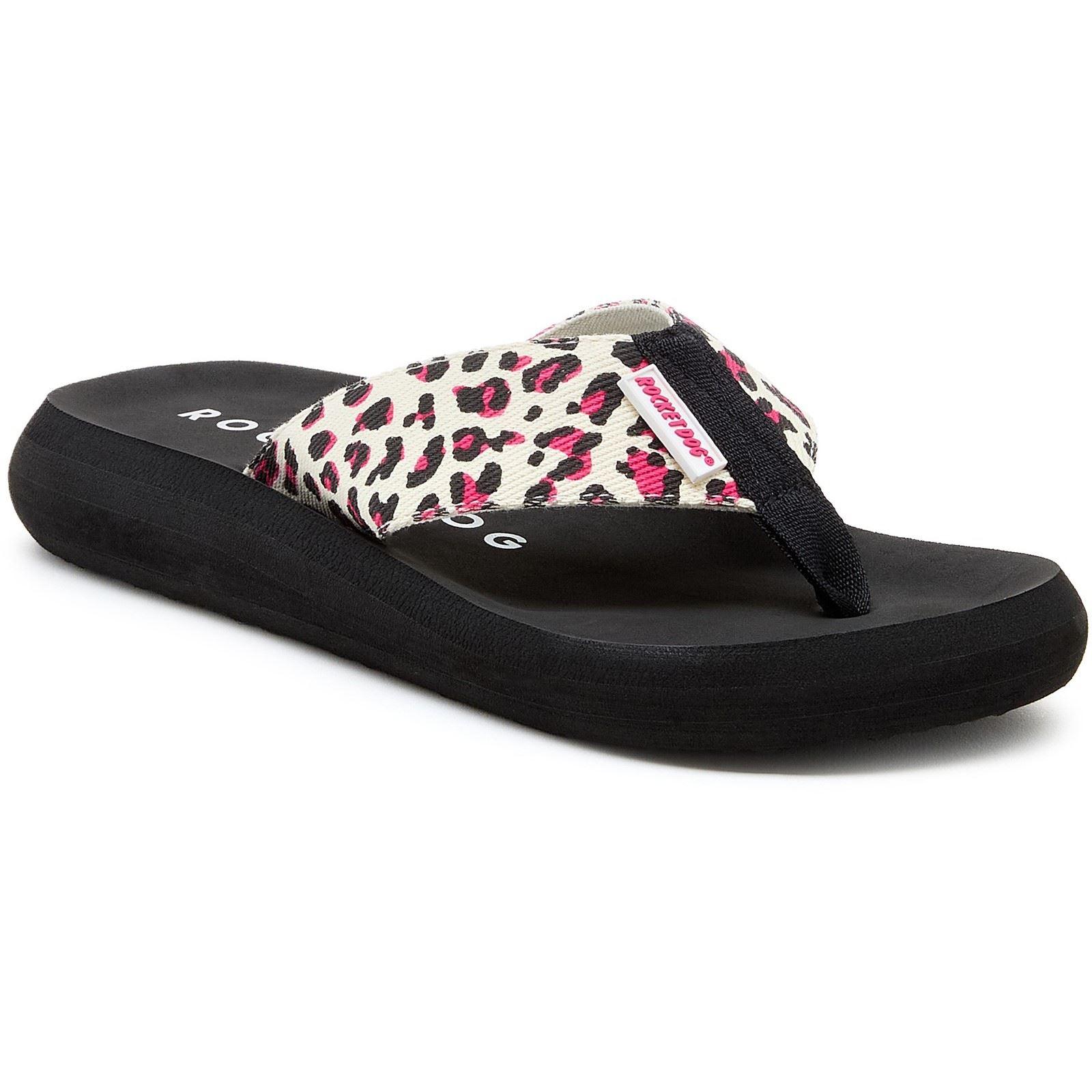 Rocket Dog Spotlight Monroe Cotton Damessandalen Hot Pink