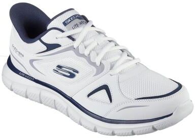 Skechers Sport Track-Ezral - Mens 7 White Slip On W