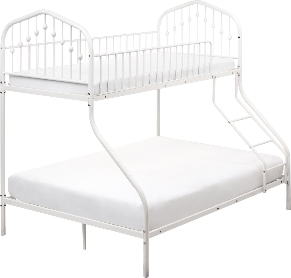 Beliani Chamonix Stapelbed voor kinderen - Wit - Metaal - B/D/H: 90 x 140 x 200 cm
