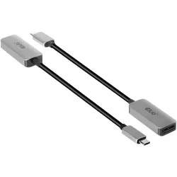 Club 3D Adapter USB Type C - DisplayPort 1.4 (DisplayPort), Video Adapter, Silber