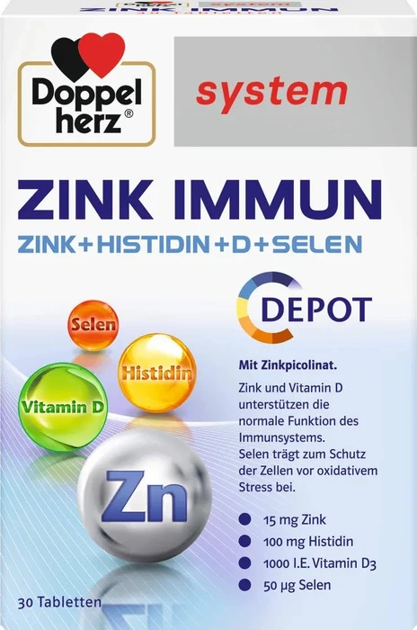 Doppelherz Zink Immun Depot system Tabletten 30 St