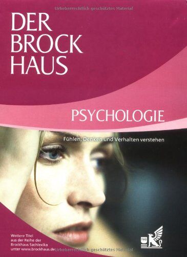 Der Brockhaus Psychologie: Fühlen, Denken und Verhalten verstehen - Preis vom 09.10.2026 07:28:09 h
