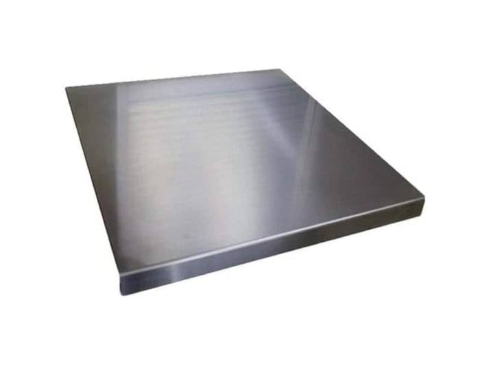 ZOIMANIA – Schneidebrett aus lebensmittelechtem Edelstahl – verschiedene Größen – Tiefe 55 cm (L 80 x T 55 x 3 cm)