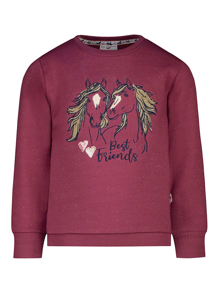 Salt and Pepper Sweatshirt in Bordeaux - 116/122