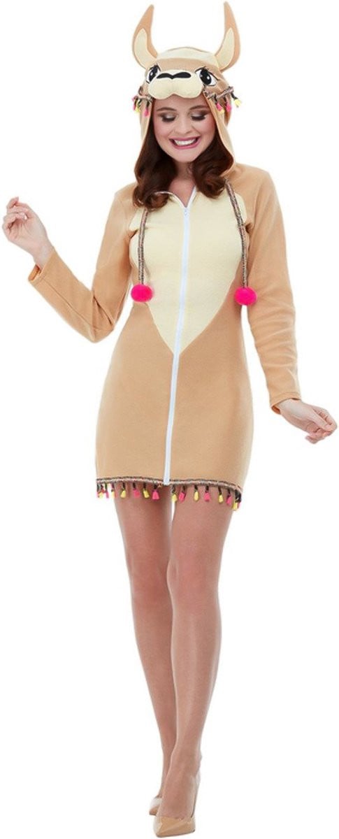 Smiffys Llama Kostuum Bruin XS