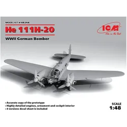 ICM He 111H-20, WWII German Bomber