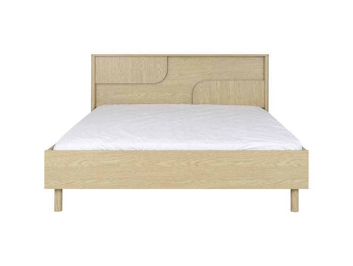 Bett Sammy Holzwerkstoff Eiche 160 x 200 cm