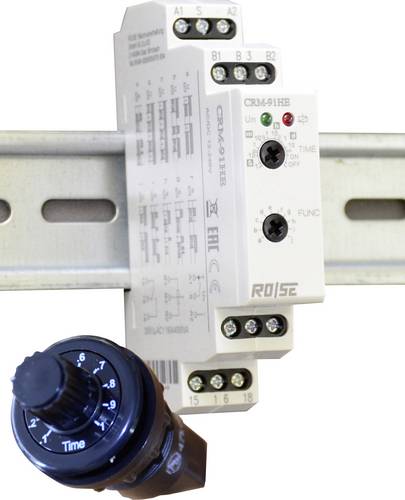 RO/SE LM-Heizungen CRM-91HE/UNI CRM-91HE/UNI Zeitrelais Multifunktional 1 St. Zeitbereich: 0.1s - 10 Tage 1 Wechsler