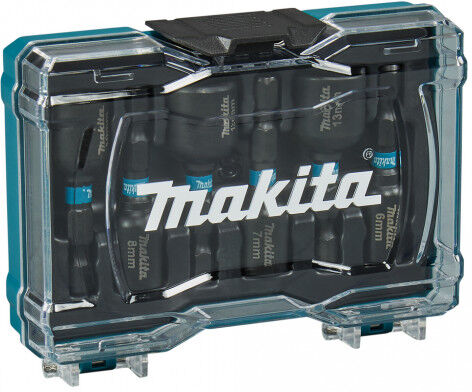 Makita E-15768 Jeu d&amp;#039;embouts a douilles avec aimant 1/4&amp;quot; IMPACT BLACK 6pcs