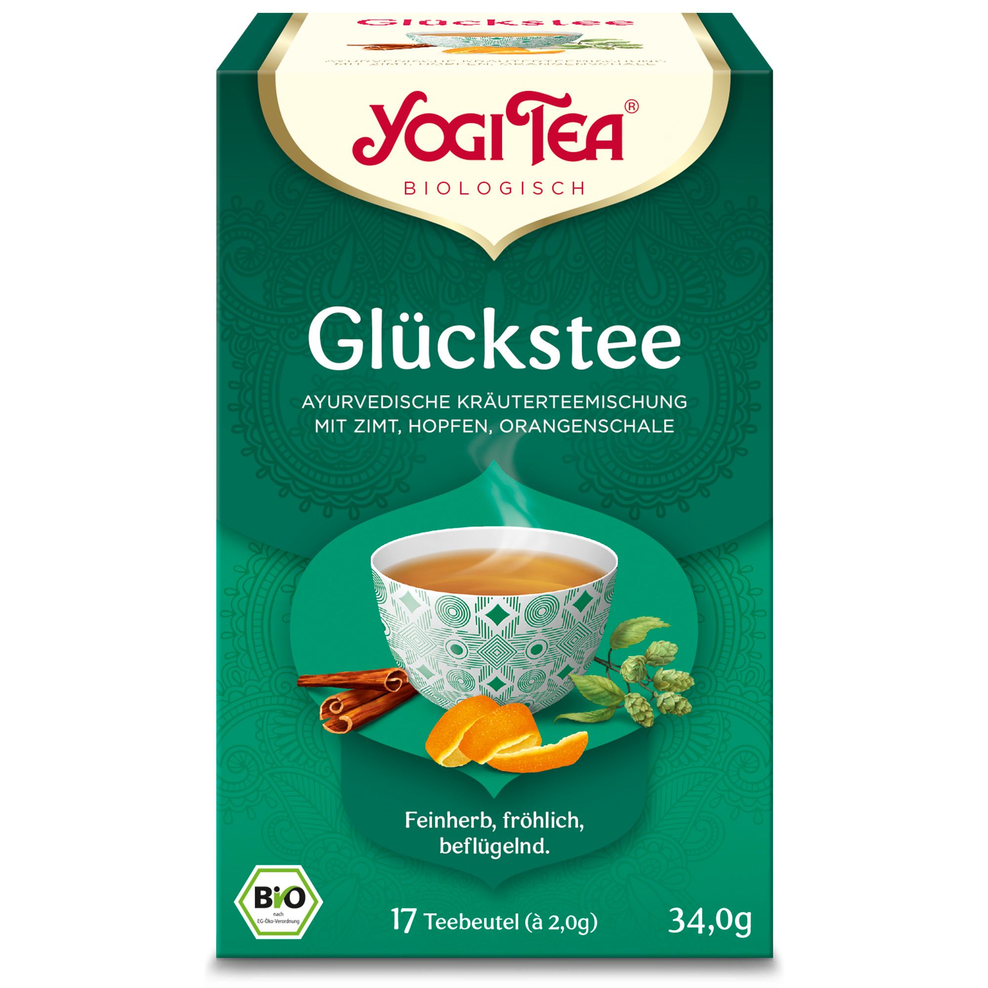 Yogi TEA Glückstee Bio Filterbeutel 17x1,8 g