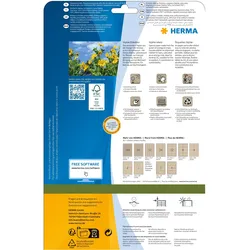 Herma, Etiketten, Graspapier Etiketten A4