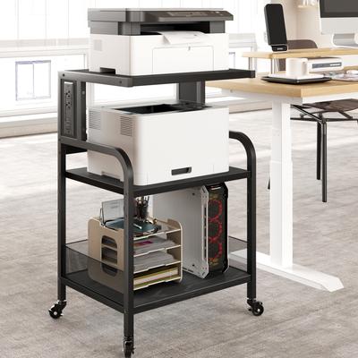 ELETHEBIA Movable File Cabinet Printer Stand for Home Office