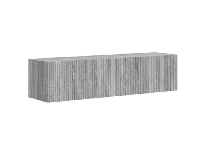 Makastle TV-Wandschrank 2er-Set Sonoma-Grau 60x31x30 cm