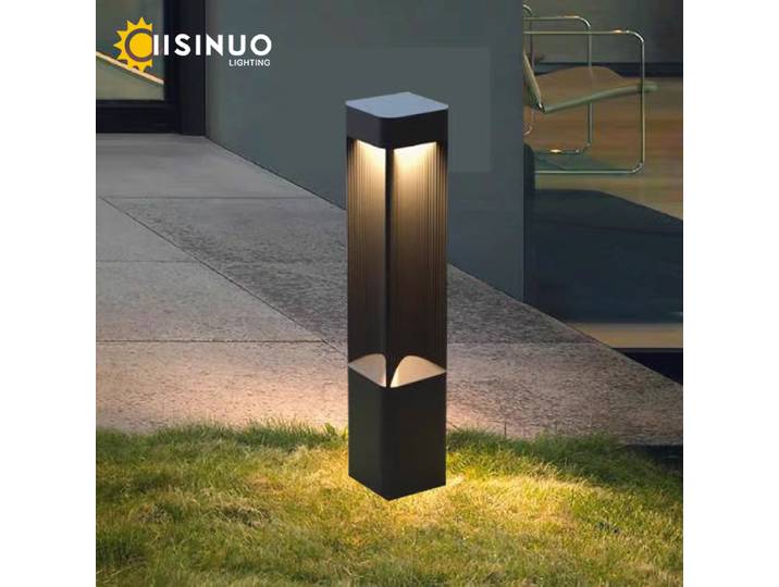 LED lumières de pelouse moderne étanche lampe de jardin extérieure en acier inoxydable éclairage paysager pour cour voie Patio Villa parc décor