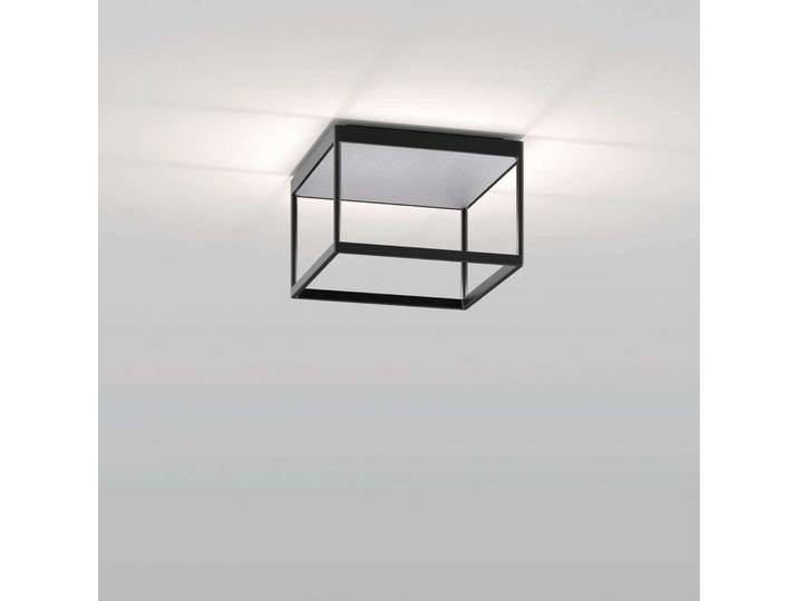 Reflex 2 LED-Deckenlampe, schwarz/silber - Serien Lighting - Wohnzimmer - Aluminium