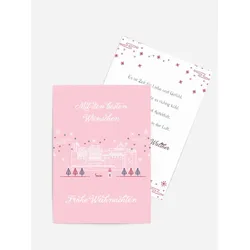 Tischkarten Weihnachten selbst gestalten mit Spruch und Fotos im Onlinedesigner bei Meine-Kartenmanufaktur.de