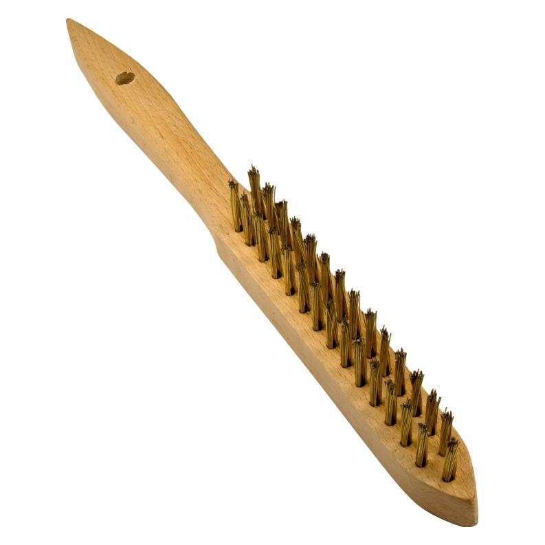 Tyrolit Universal-Handstahlbürste mit 2 Reihen für Edelstahl (ABH8004)