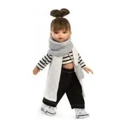 Goki Antonio Juan 25302 EMILY - realistische Puppe mit Vollvinylkörper - 33 cm / ab 3 Jahren