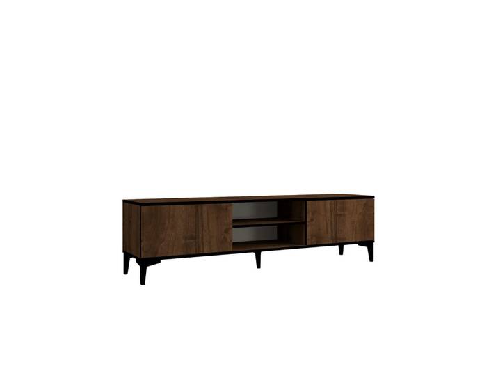 Habitat Garten Tv-Möbel erem Braun, Holz, 40x45x180 cm, Wohnzimmer, TV Möbel, Lowboards, Lowboards stehend
