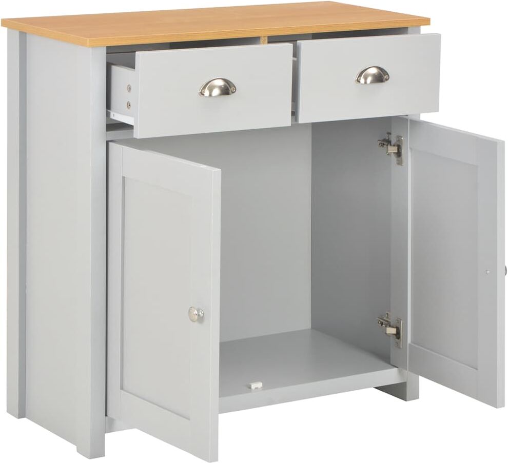 vidaXL Buffet Gris 79x35x81 cm