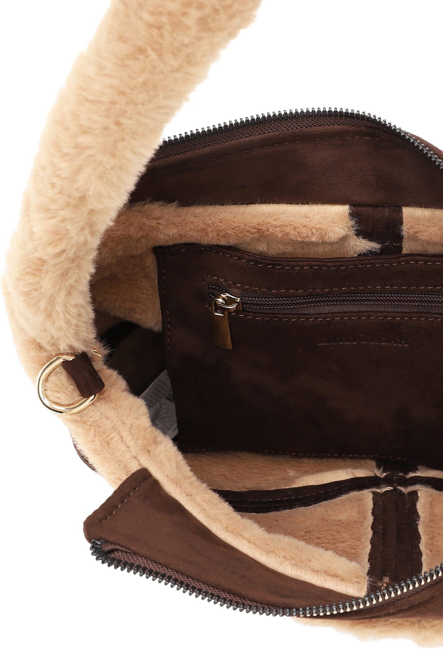Beuteltasche EMILY & NOAH "Beutel E&N Lisette", Damen, Gr. B/H/T: 38cm x 31cm x 21cm, braun (braun 200), Polyester, Taschen Beuteltasche