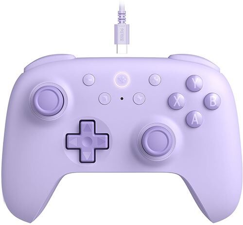 Comando com Fios 8BITDO Ultimate C PC   Android - Roxo