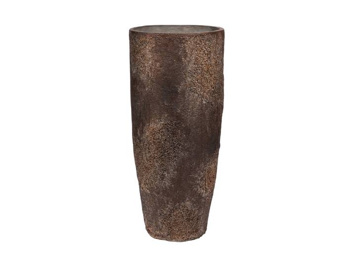 Hochwertiger In-/Outdoor Blumentopf „Oyster Dax“ Imperial Brown Ø 36 x 80 cm Pottery Pots