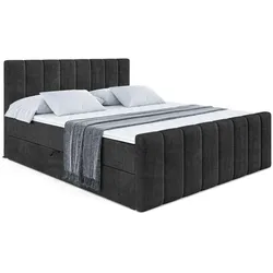 BOXBETT OTTA-Z - 180x200 cm - H3 - Schwarz