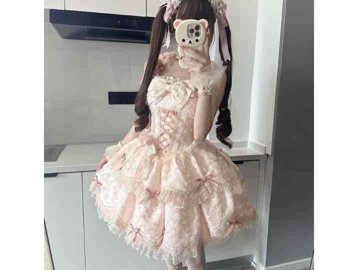 Robe quotidienne Style Princesse Bow Lolita