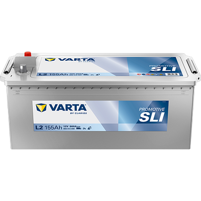 VARTA Starterbatterie PROMOTIVE SLI 12 V, 155 Ah, 900 A 655013090K182 für Iveco Mercedes MAN