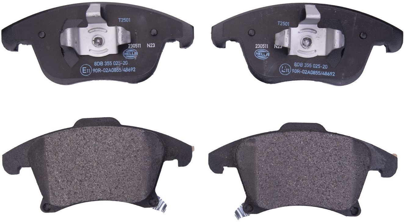 HELLA 8DB 355 025-201 Brake pad set