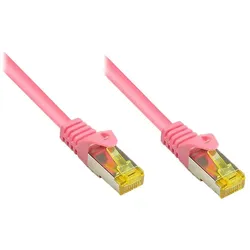 Alcasa 1.5m Cat7 RJ-45 Netzwerkkabel Magenta 1,5 m S/FTP (S-STP)