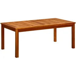vidaXL Garten-Couchtisch 110x60x45 cm Massivholz Akazie