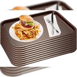 APS 10er Set APS Fast Food-Tablett/Serviertablett 35 x 27 cm, H: 2 cm
