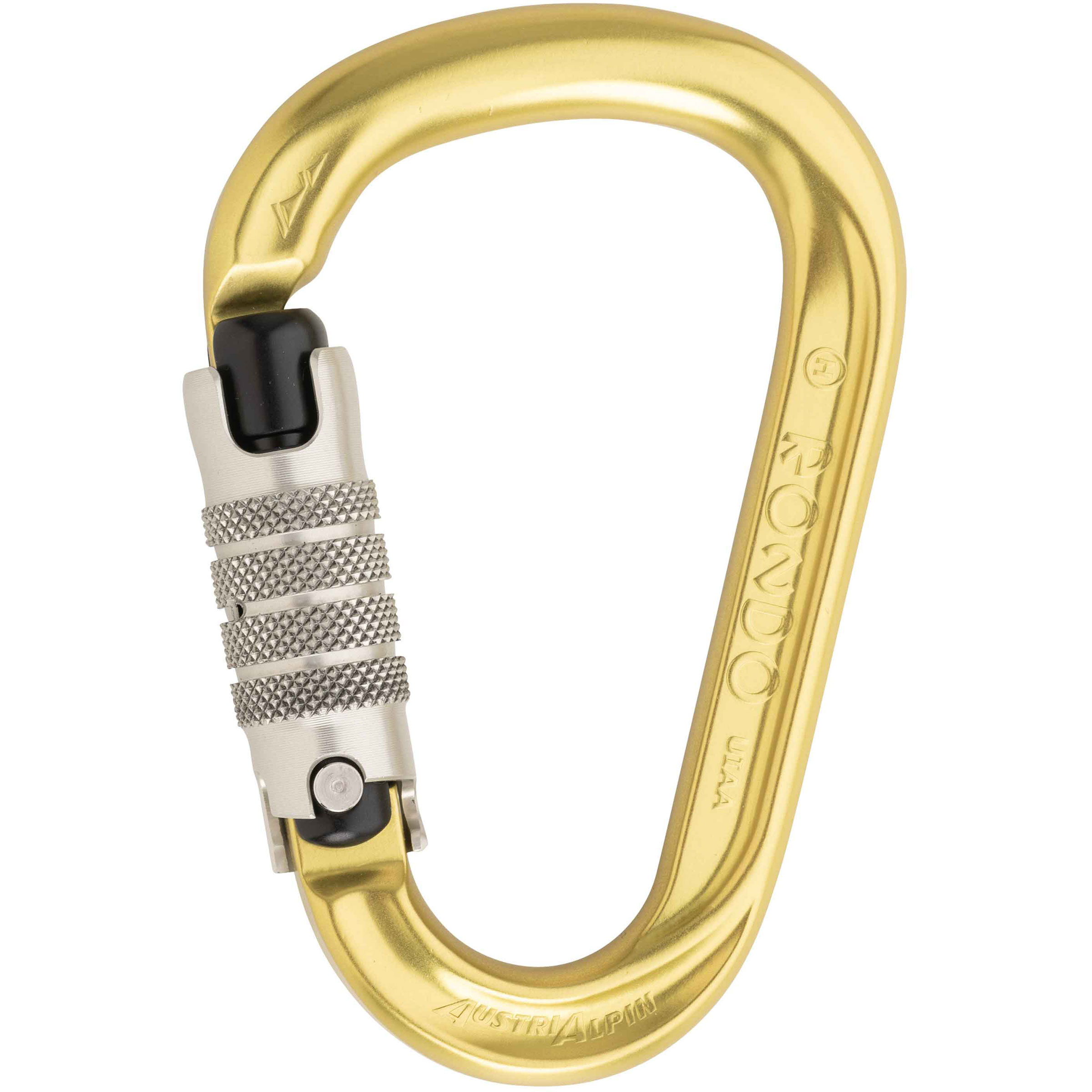 Austrialpin HMS Rondo 3-Wege Plus Autolock Karabiner Karabiner gelb Alpinklettern | Sportklettern | Eisklettern