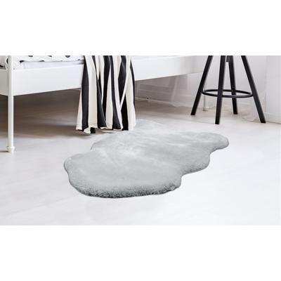 Fellteppich ARTE ESPINA "Rabbit 200" Gr. 41, grau, B:60cm H:35mm L:90cm, Kunstfaser, Teppiche, Fellteppich, Kunstfell, Kannichenfell Haptik, weich, Wohnzimmer alle Räume,Hochflor